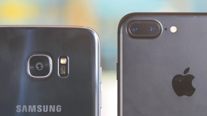 Cámara Iphone 7 y Samsung Galaxy S7