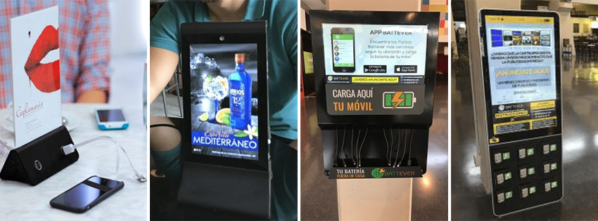 Estaciones de carga para móviles en eventos