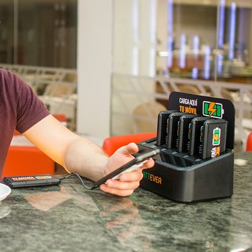 Powerbanks elegantes para restaurante