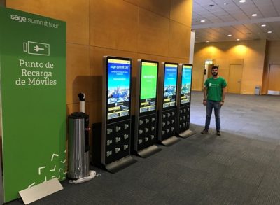 Zona de carga de dispositivos Evento con carga de batería Battever