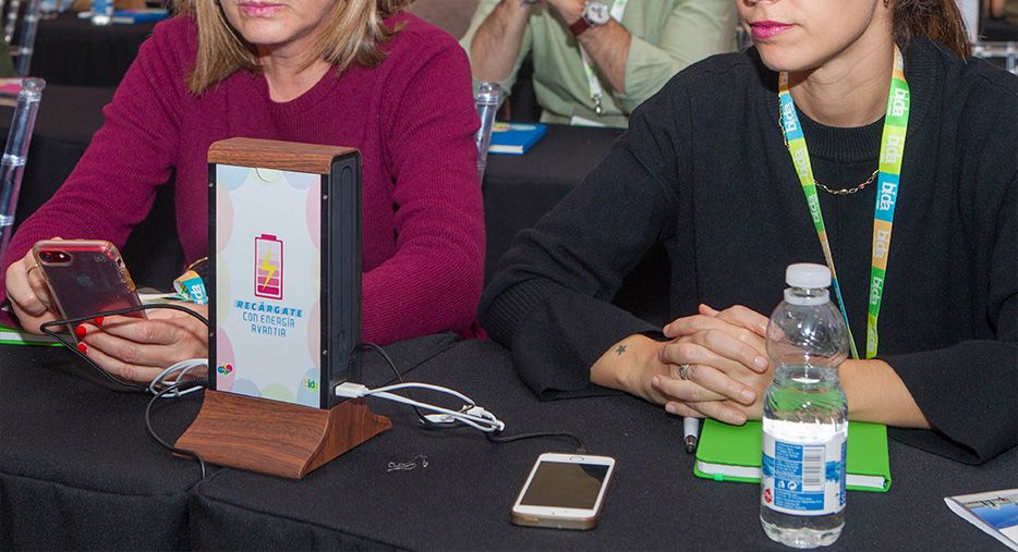 Cargadores para conferencias