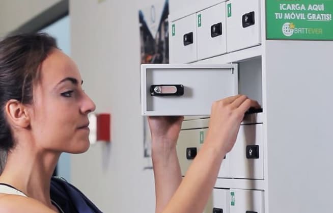 Charging locker stations