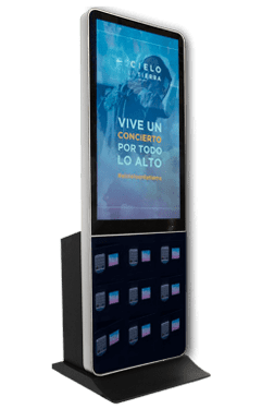 Battever Cell Multimedia Tótem publicitario digital