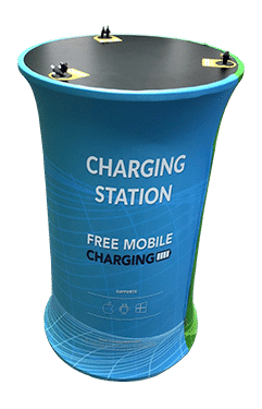 Charging table with anti-theft cables Battever Table