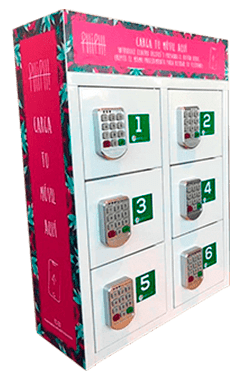 Taquilla para cargar móviles Taquilla para cargar móviles
