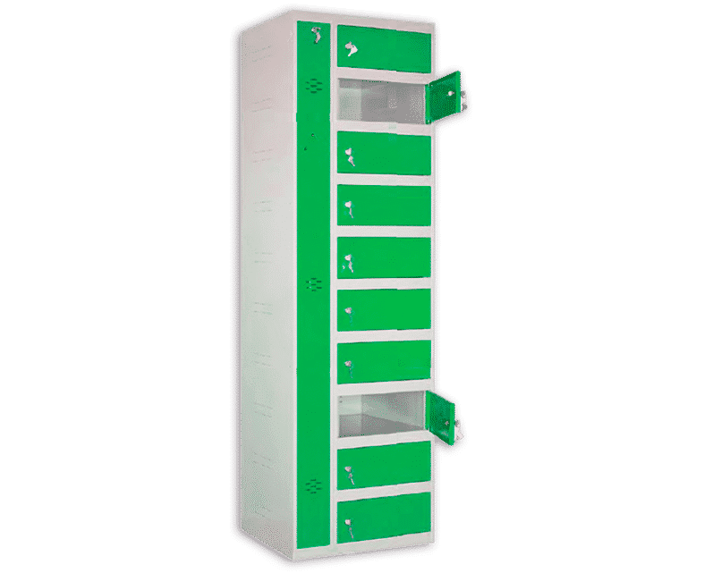 Battever Cell 10 Armario de carga para móviles y tablets