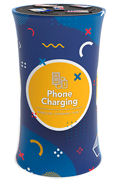 Fixed charging stations for mobiles